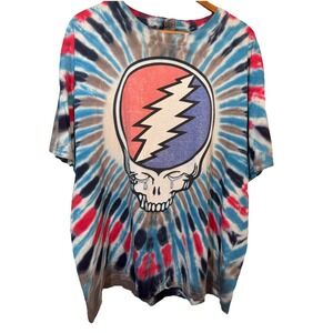 Vintage 90s Sun Dog Grateful Dead Tie Dye Fare Thee Well Single Stitch Tee XL